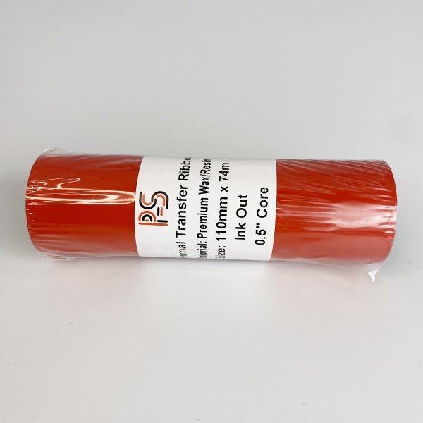 MP_3_Риббон PS Wax/Resin Premium 110мм х 74м, черный (термотрансферная лента), OUT, 0,5'' MP_3_Риббон PS Wax/Resin Premium 110мм х 74м, черный (термотрансферная лента), OUT, 0,5''