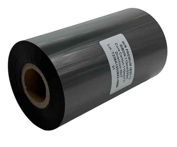 MP_3_Риббон B20.1 Wax/Resin PREMIUM 110мм х 300м, OUT, 1 MP_3_Риббон B20.1 Wax/Resin PREMIUM 110мм х 300м, OUT, 1