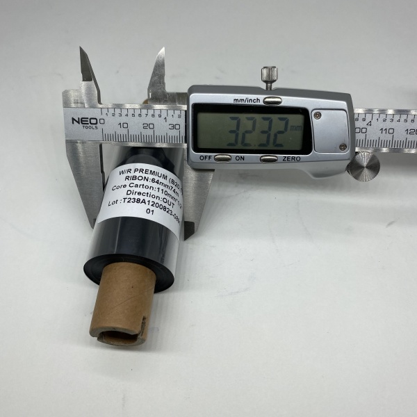 MP_4_Риббон B20.1 Wax/Resin PREMIUM 64мм х 74м, OUT, 0,5 MP_4_Риббон B20.1 Wax/Resin PREMIUM 64мм х 74м, OUT, 0,5