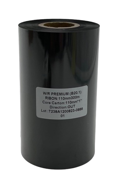 MP_2_Риббон B20.1 Wax/Resin PREMIUM 110мм х 300м, OUT, 1 MP_2_Риббон B20.1 Wax/Resin PREMIUM 110мм х 300м, OUT, 1