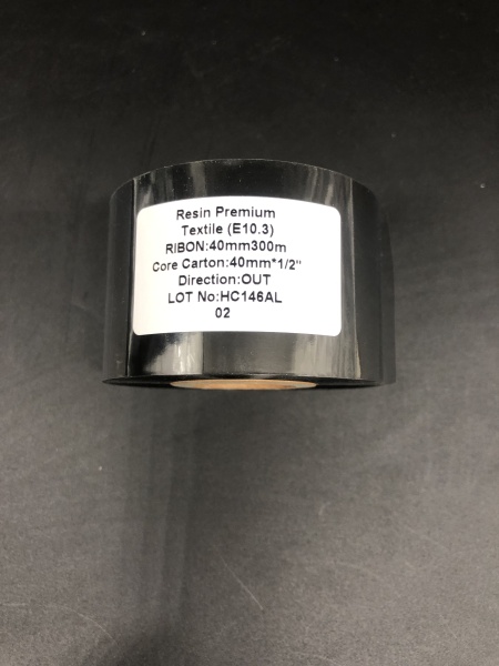 MP_2_Риббон E10.3 Resin Premium Textile 40мм x 300м, OUT, 1 MP_2_Риббон E10.3 Resin Premium Textile 40мм x 300м, OUT, 1