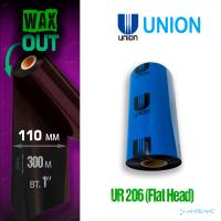 Риббон UR206 (Flat Head) WAX ECO, OUT