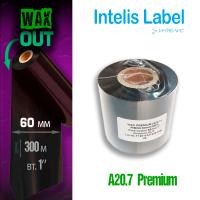 Риббон A20.7 Wax PREMIUM 60мм х 300м, OUT, 1"