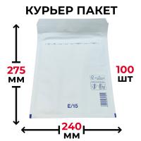 Крафт пакет с воздушной подушкой E/15 белый (240х275мм)